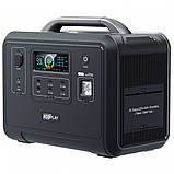 Зарядна станція Ecoplay P1201 1200w/1248wh LifePo4 Power Bank Type-C/USB/DC/AC black, фото 4
