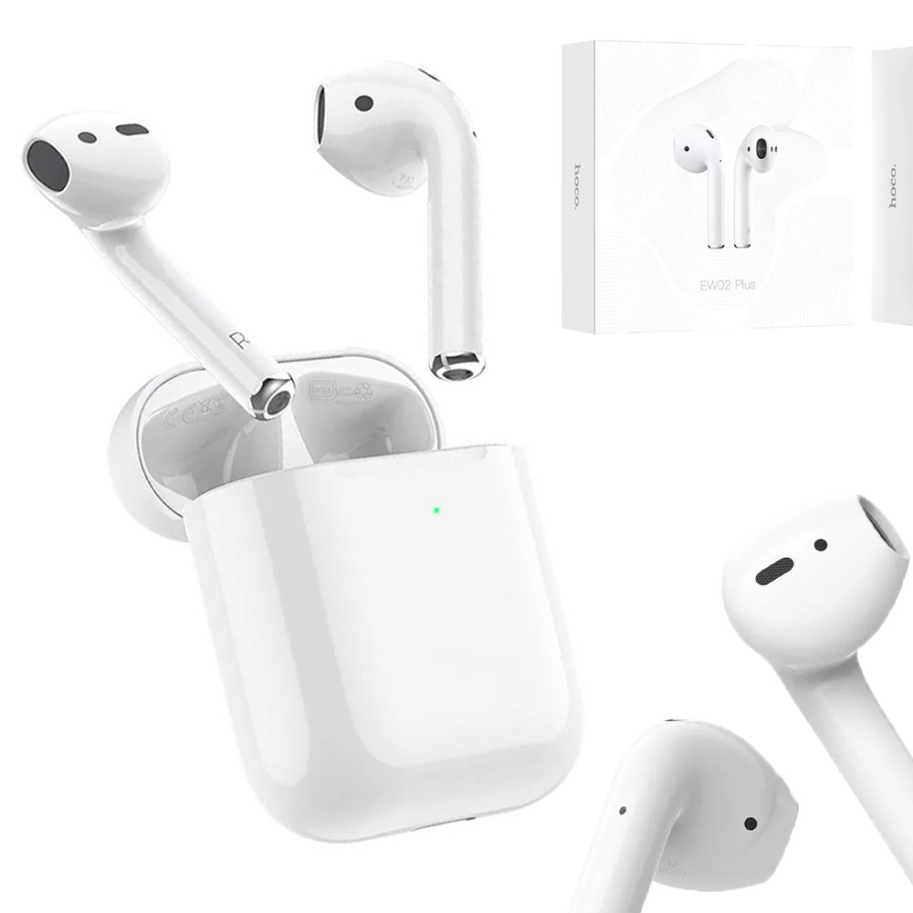 Сенсорні бездротові навушники Hoco EW02 Plus, bluetooth навушники AirPods та гарнітура