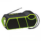 Радіоприймач акумуляторний 3в1 з USB-зарядкою, LED-ліхтарем, МР3-плеєром, TF, FM/SW/AM, фото 3