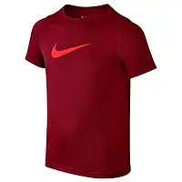 Тенісна футболка NIKE B NK DRY TEE SS SWOOSH SOLID RD