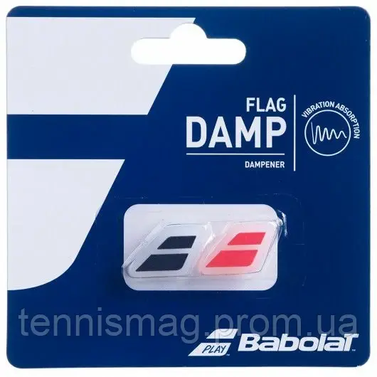 Віброгасники Babolat Flag damp*2 bk/fluo rd