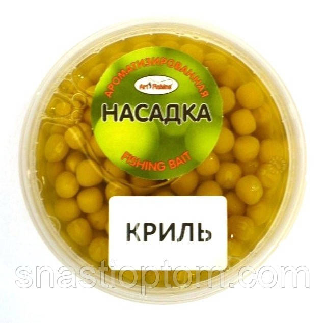 Горох насадковий для риболовлі, Art Fishing, банку, 250мл, смак Криль