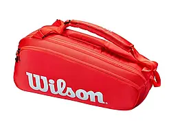 Тенісний чохол WILSON SUPER TOUR 6 PK RED