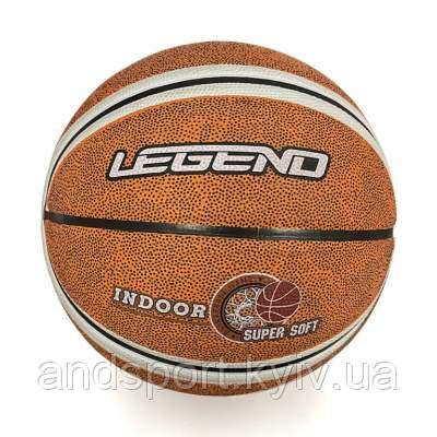 М'яч баскетбольний Newt Legenda ball No7 коричнево-білий NE-BAS-1036, фото 2