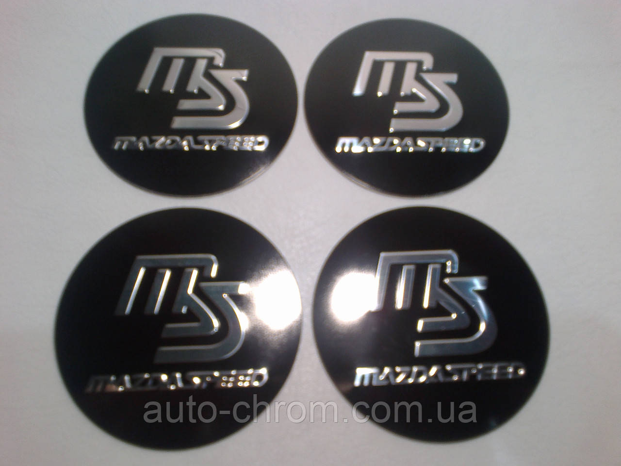 Наклейка на ковпачок диска Mazda Speed 55 мм, фото 1
