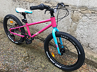 Двухколесный спортивный велосипед 20 дюймов Crosser Super Light розово-голубой