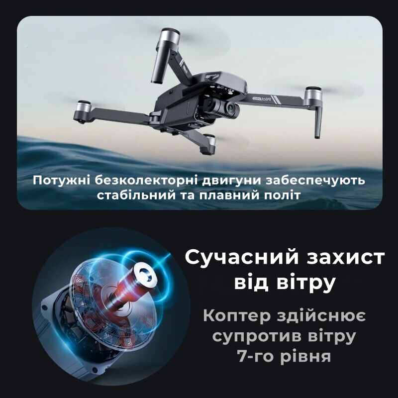 Профессиональный мощный квадрокоптер Drone JJRC X19 дрон с камерой 4K, FPV, GPS, БК, 1 км, до 25 мин. + кейс - фото 5 - id-p1817473787