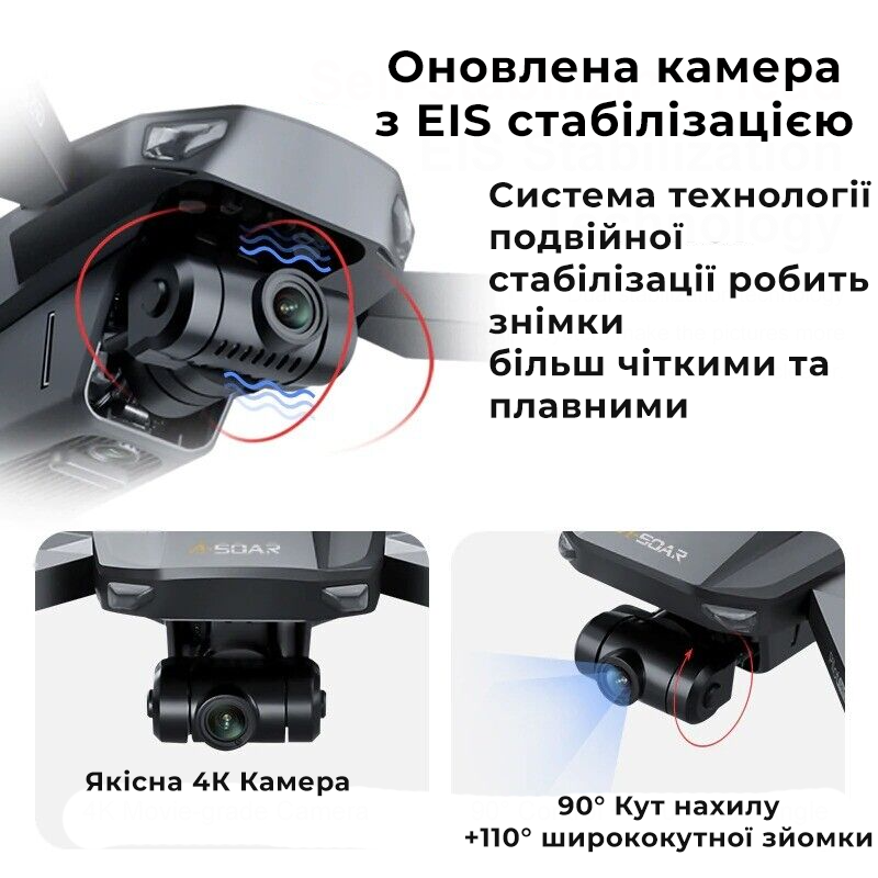 Профессиональный мощный квадрокоптер Drone JJRC X19 дрон с камерой 4K, FPV, GPS, БК, 1 км, до 25 мин. + кейс - фото 7 - id-p1817473787