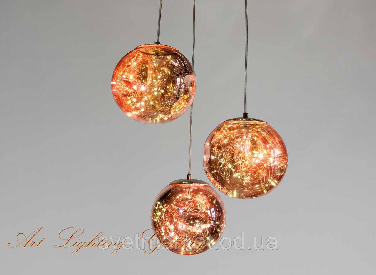 Підвісний декоративний світлодіодний світильник 285/3, фото 1