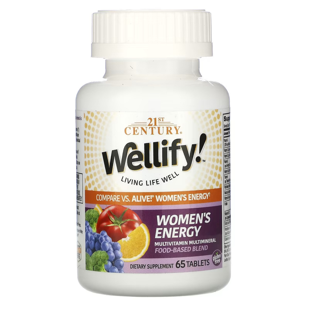 Мультивітаміни для Жінок, Wellify, Women's Energy, 21st Century, 65 таблеток