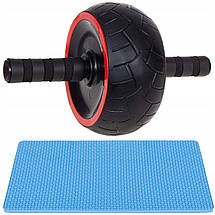 Ролик (колесо) для преса Springos AB Wheel FA5020 Black/Red Poland, фото 3