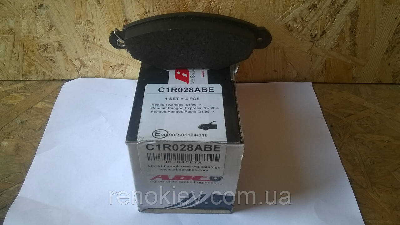 Гальмівні колодки передні Renault Kangoo 1.2,1.4,1.5 dCi,1.9 D 1997-2008 (C1R028ABE), фото 1
