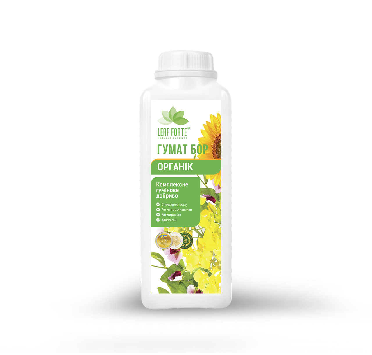 ГУМАТ БОР 110 Комплексне гумінове добриво 1 л Leaf Forte (1 л)