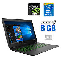 Игровой ноутбук HP 15-bc404nw/15.6"/Core i5 4 ядра 2.3GHz/8GB DDR4/240GB SSD/GeForce GTX 1050 4GB/Webcam