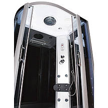 Душовий бокс Vivia 167 R RC правий 120х80х215 см з глибоким піддоном асиметричний з гідромасажем, фото 3