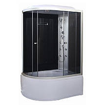 Душовий бокс Vivia 82 R RC правий 120х80х215 см з глибоким піддоном асиметричний з гідромасажем, фото 3