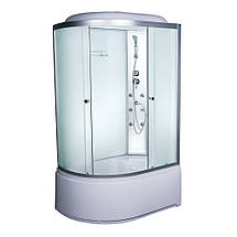 Душовий бокс Vivia 81 W R RC правий 120х80х215 см з глибоким піддоном асиметричний з гідромасажем, фото 4