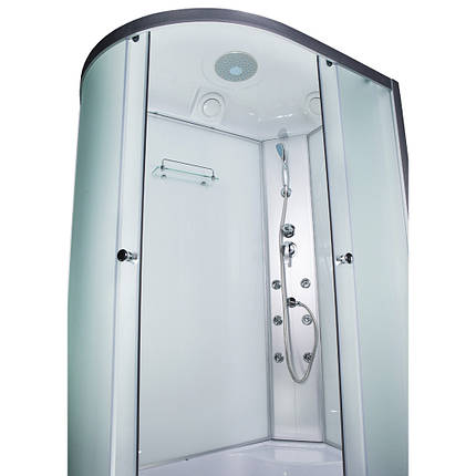 Душовий бокс Vivia 81 W R RC правий 120х80х215 см з глибоким піддоном асиметричний з гідромасажем, фото 4