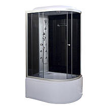 Душовий бокс Vivia 81 L RC лівий 120х80х215 см з глибоким піддоном асиметричний з гідромасажем, фото 3