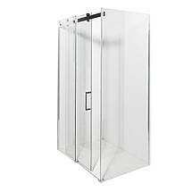 Душова кабіна VIVIA RIMMA 8000D-70 L 80x120x190см без піддону хром прозоре скло, фото 4