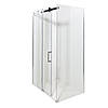 Душова кабіна VIVIA RIMMA 8000D-70 L 120x70x190см без піддону хром прозоре скло, фото 6