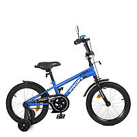 Велосипед дитячий двоколісний 16 дюймів PROF1 Y16212, синій