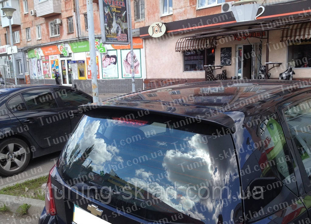 Спойлер на Шевроле Авео хэтчбек (задний спойлер Chevrolet Aveo 5D), фото 1