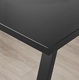 UTESPELARE ігровий стіл, чорний,160х80 см, 805.076.27, фото 4