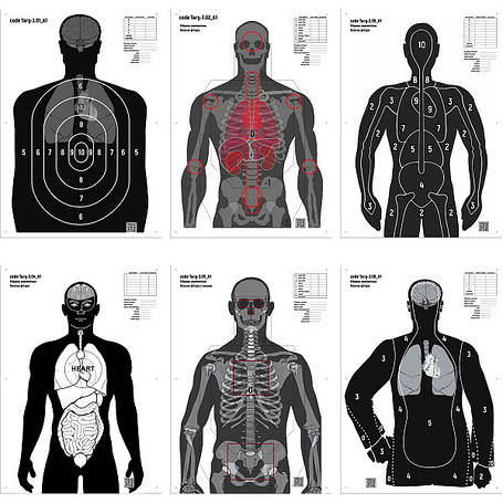 Мішені для стрільби анатомічні