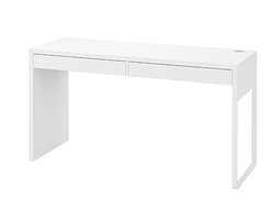MICKE стіл, білий,142х50 см, 902.143.08