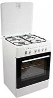 Плита кухонна газоелектрична Grunhelm АM6611W (комбінована) газова плита + електрична духовка