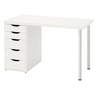 LAGKAPTEN/ALEX стол, белый, 120х60 см 694.168.17