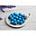 Бусини круглі " Класика" 12 мм блакитні 500 грамів, фото 3