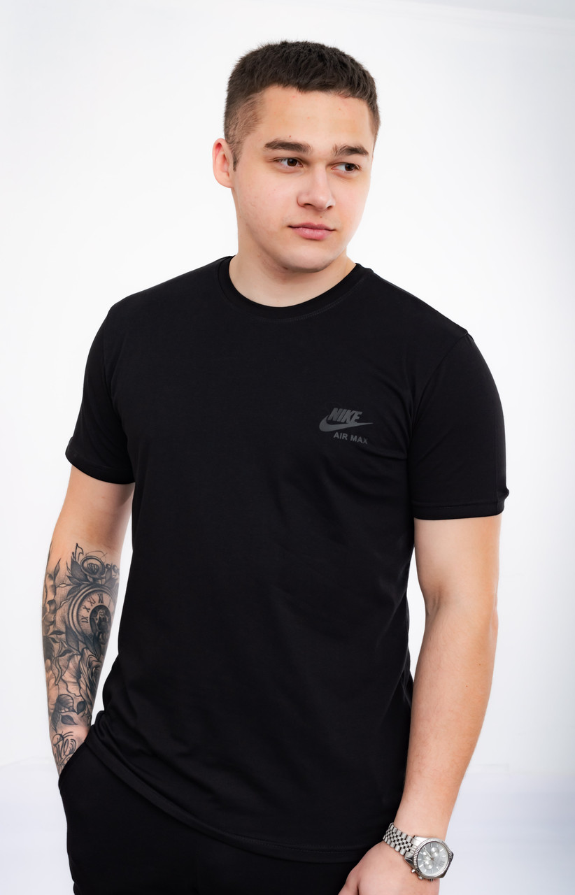 Чоловіча футболка Nike чорний+ч
