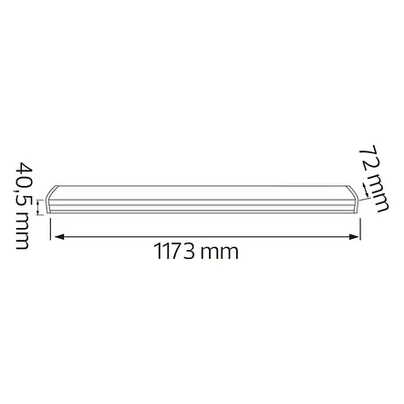 Світильник лінійний LED Horoz Electric Havza-60 60Вт 6400К 4620Лм 1173мм (052-008-0120-020), фото 3