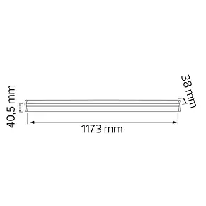 Світильник лінійний LED Horoz Electric Dere-30 30Вт 6400К 2280Лм 1173мм (052-007-0120-020), фото 4