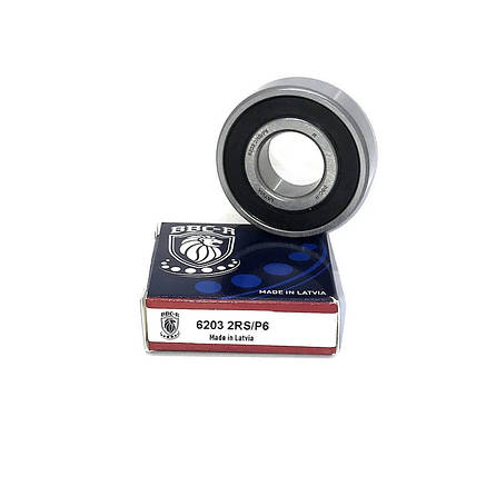 Підшипник 6203 2RS /P6 (6-180203) BBC-R розміри 17*40*12, фото 1