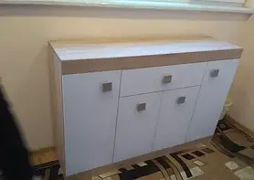 Комод Соната Эверест Сонома + Белый https://opendoors.kiev.ua/p1129463895-vmestitelnyj-komod-yaschikom.html