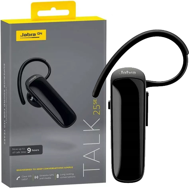 Блютуз гарнитура Jabra Talk 25 SE Multipoint Bluetooth Black