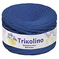 TRIKOLINO (Триколино) 7-9 мм 50 м синий (Трикотажная пряжа, нитки для вязания)