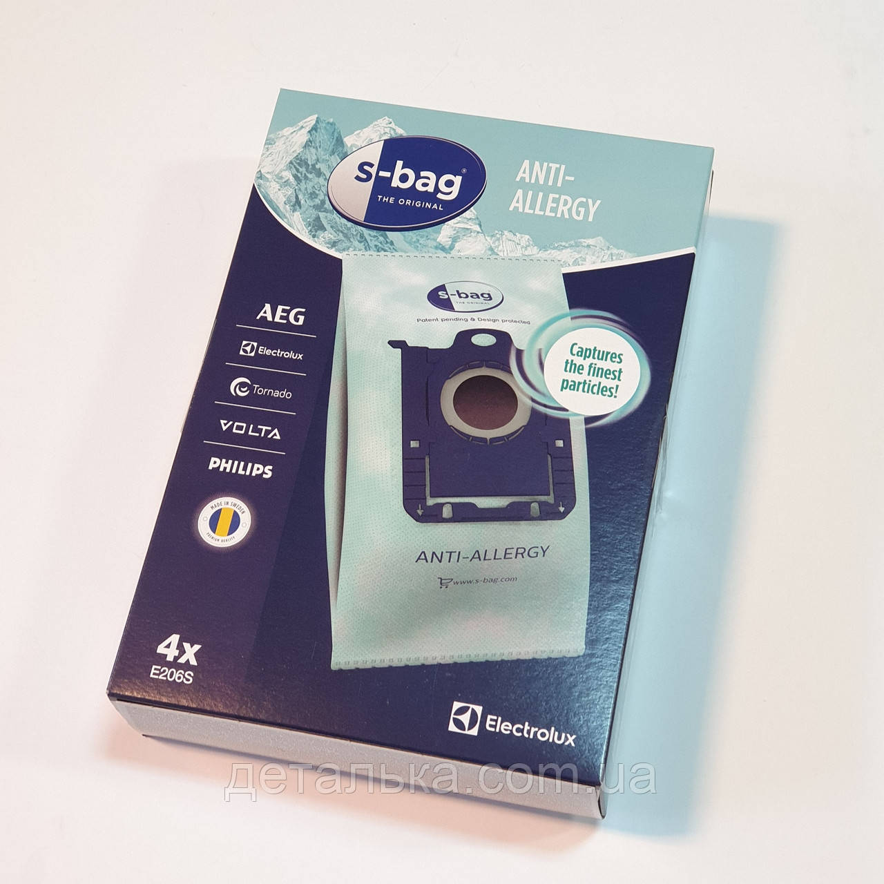 Мішки для пилососа Philips FC8022 — E206S Anti-Allergy s-bag,
