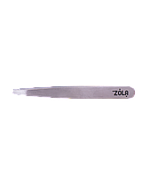 Пінцет професійний для брів SILVER (скошений) ZOLA