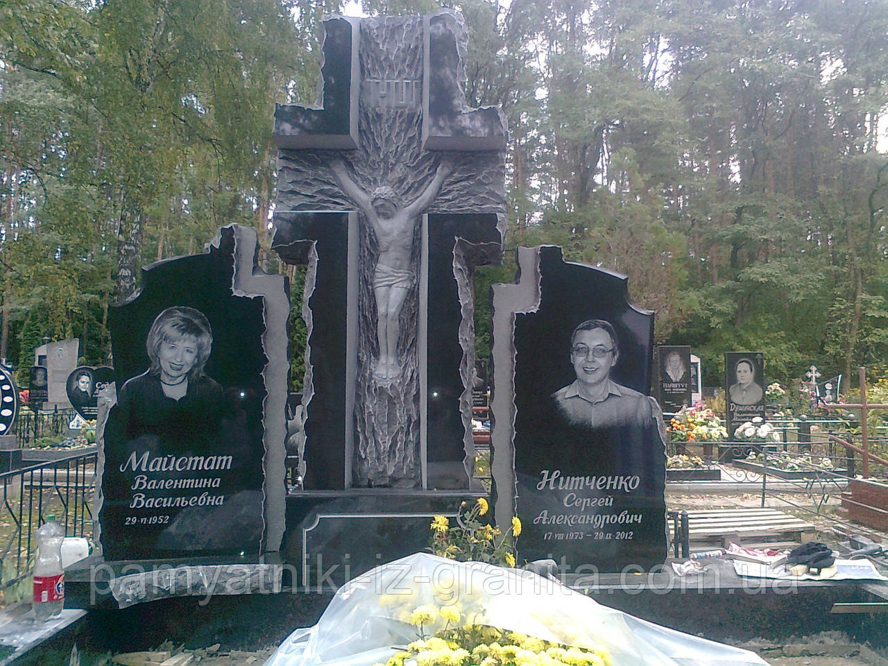 Хрест з граніту № 1647