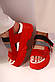 Босоніжки жіночі червоні на платформі Б1431, фото 4
