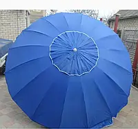 Зонт 3,5 м 16 спиц с серебряным напылением с клапаном .
