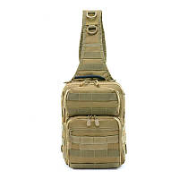 Сумка тактична через плече Smartex 3P Tactical 12 ST-102 khaki