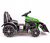 Акумуляторний трактор із причепом — лопатою Joy4kids ZP1001C, фото 8
