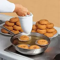 Форма для приготовления пончиков и донатов Donut Maker, Ручной диспенсер дозатор теста