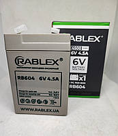 Акумулятор Rablex RB 604 6 V 4.5 Ah