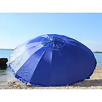 Кругла парасолька діаметром 3 метри з вітровим клапаном 16 спиць